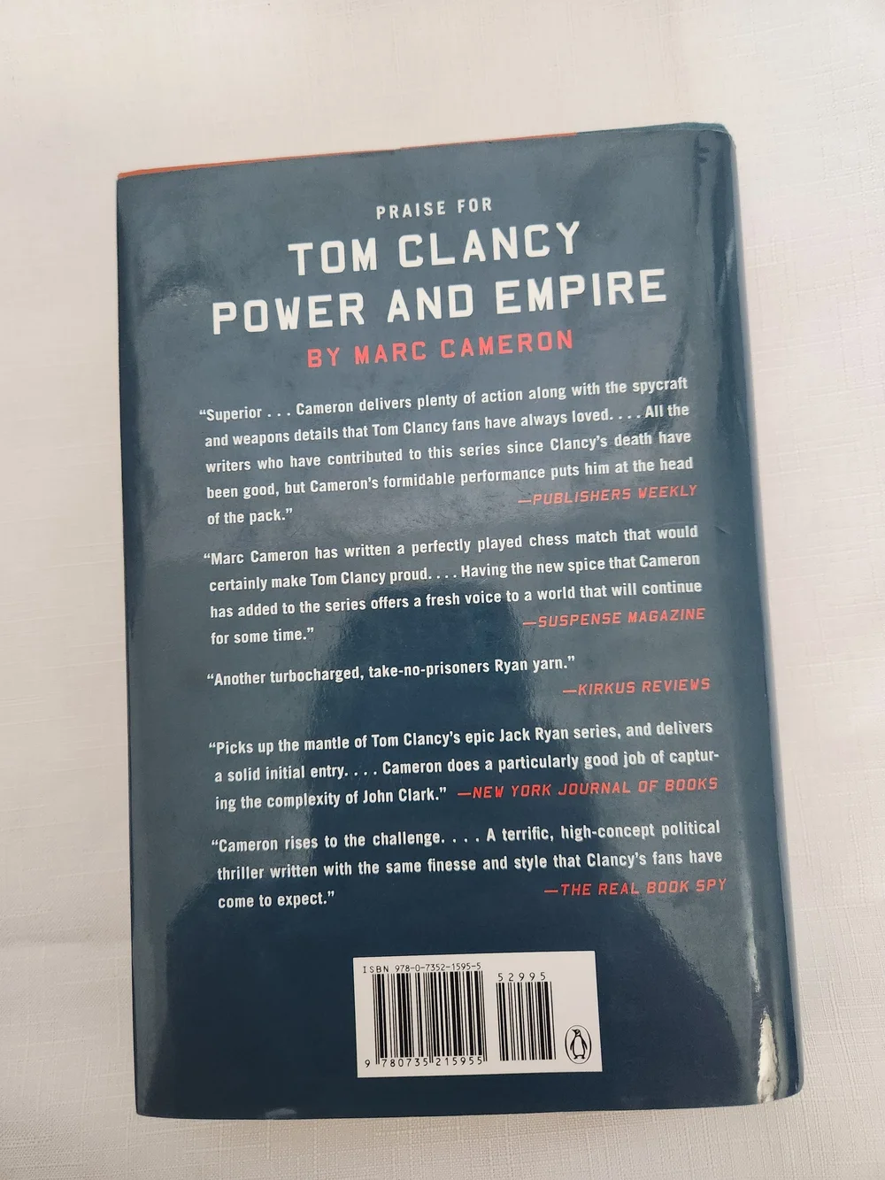 Tom Clancy's Oath of Office Hardcover Book